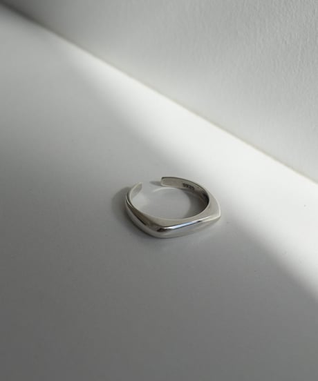 ring-a02080　SV925 Lenient Square Ring
