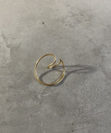 earcuff-a02004　SV925 DoubleRing Volume Earcuff