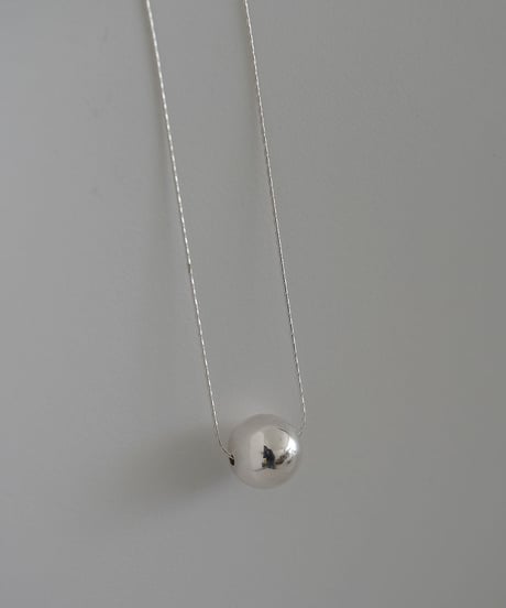 necklace-a02128　SV925  Round Ball Necklace