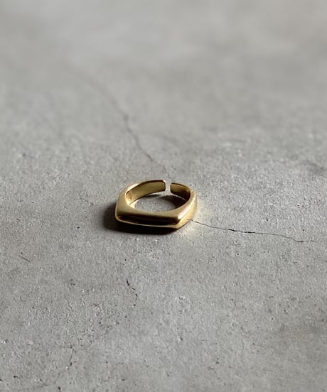 ring-a02020　SV925 Flat Square Ring