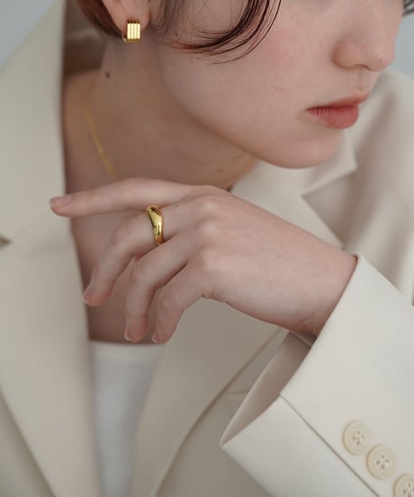 ring-a02175　SV925  Nuance Wave Ring