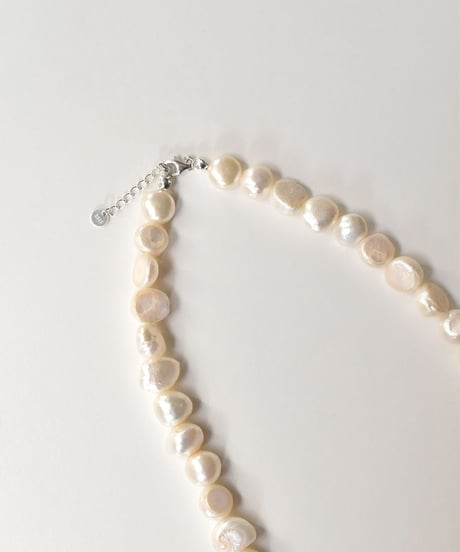 necklace-a02066　SV925 Baroque Pearl Necklace