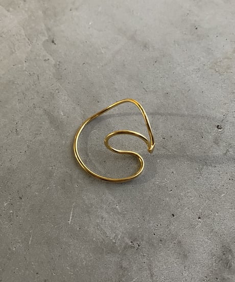 earcuff-a02004　SV925 DoubleRing Volume Earcuff