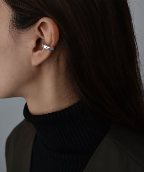 earcuff-a02027　SV925 Nuance Chic Line Earcuff
