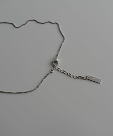necklace-a02043　SV925 Oval Nuance Top Necklace
