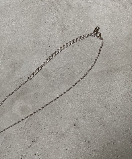 necklace-a02002　SV925 Nuance Oval Necklace