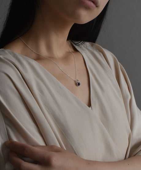 necklace-a02075　SV925 Natural Stone Necklace