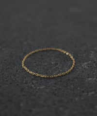 ring-a02085　K18 Gold Chain Ring