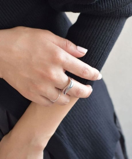 ring-a02144　SV925  Volume Curve Ring