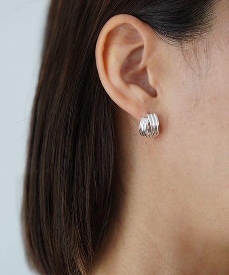 pierce-a02156　SV925 Wide Hoop Pierce