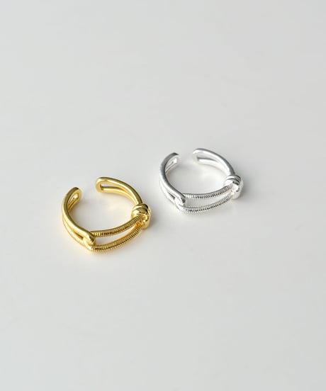 ring-a02123 　SV925 Double Knot Ring