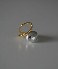 ring-a02060　 SV925 Bicolor Twist Ring