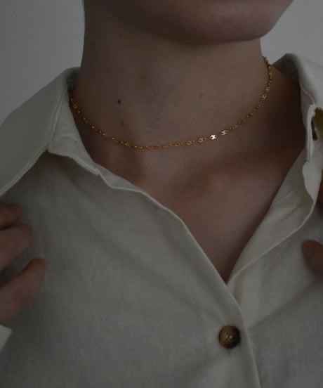 necklace-a02041　SV925 Combination Chain Necklace