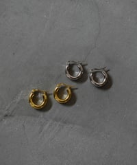 pierce-a02045　SV925 Mini Pipe Hoop Pierce