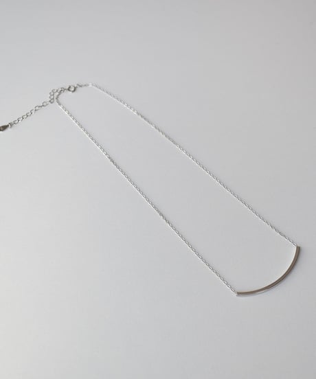 necklace-a02077　SV925 Curve Line Necklace