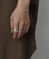 ring-a02141　SV925 Curved Wide Ring
