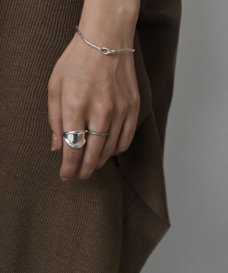 ring-a02141　SV925 Curved Wide Ring