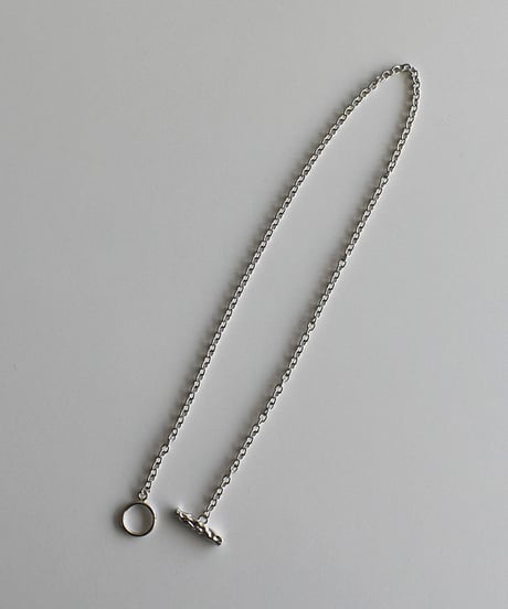 necklace-a02068　SV925 Twig Chain Choker Necklace