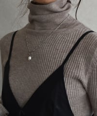 necklace-a02114　SV925 Front Pearl Necklace