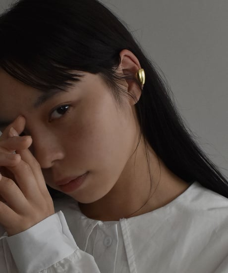 earcuff-a02026　SV925 Simple Long Earcuff