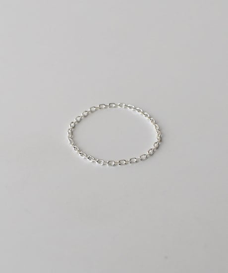 ring-a02110　SV925 Square Chain Ring