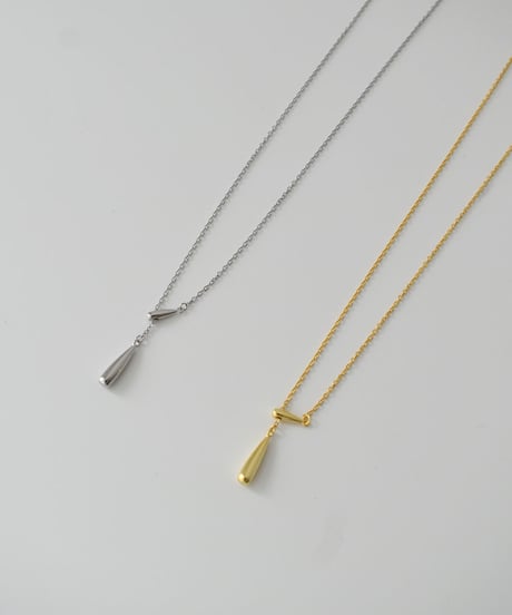 necklace-a02133　SV925 Drop Slide Necklace