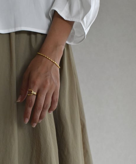 ring-a02161　SV925 Half Design Ring