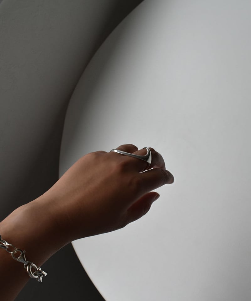 ring-a02033 SV925 Two Finger Ring | a n c e