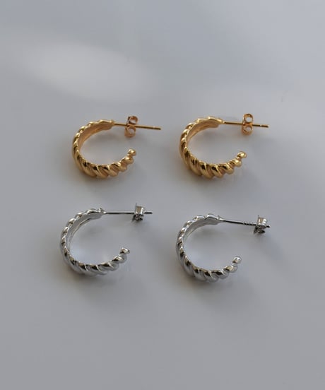 pierce-a02067　SV925 Screw Hoop Pierce
