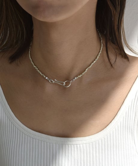 necklace-a02120　SV925 Beads×Chain 2Set Necklace