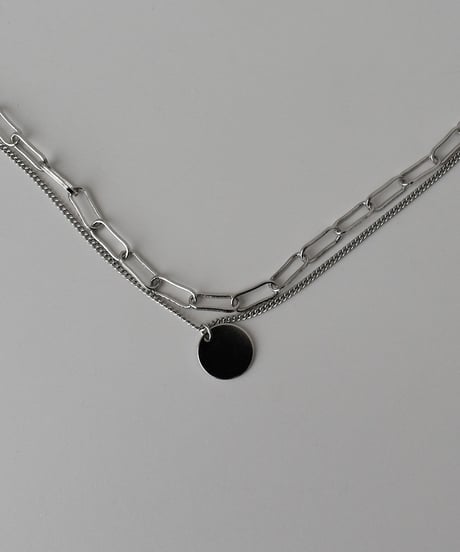 brace-a02019　SV925 Double Chain Coin Brace