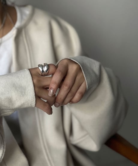 ring-a02163　SV925 Round Volume Ring