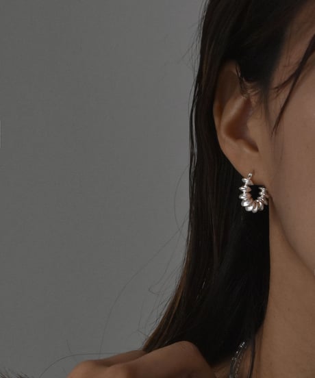 pierce-a02121　SV925 Circle Hoop Pierce