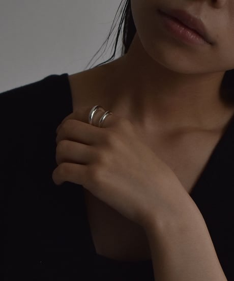 ring-a02113　SV925 Double Hoop Ring