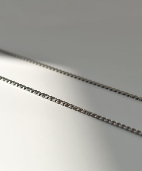 necklace-a02117　SV925 Flat Rope Necklace