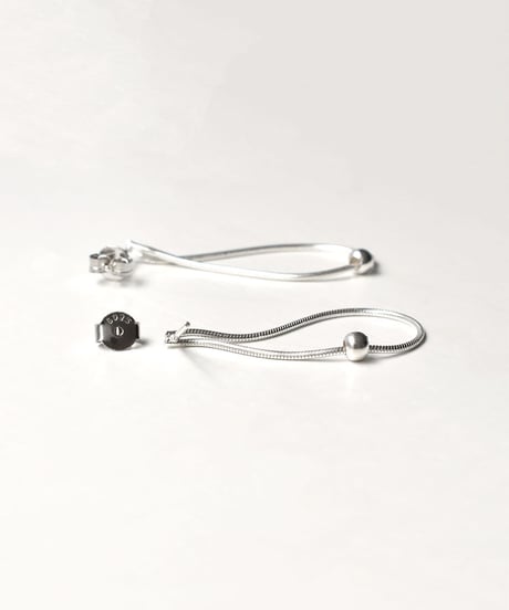 pierce-a02111　SV925 Drop Ball Pierce