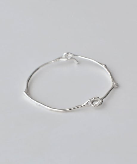 brace-a02032　SV925 Delicate Hook Bangle