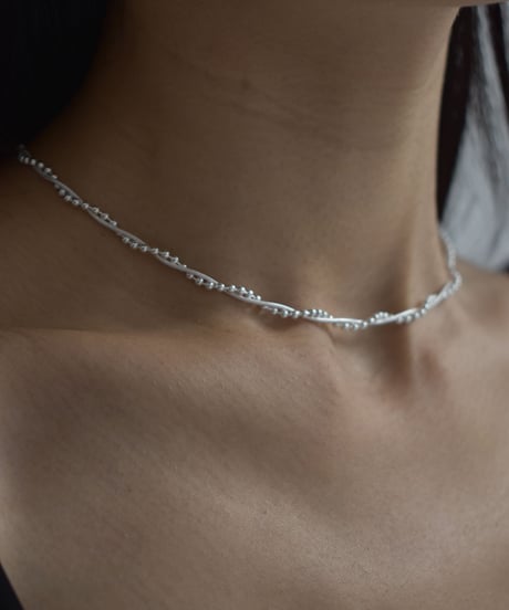 necklace-a02129　SV925 Mix Chan Necklace