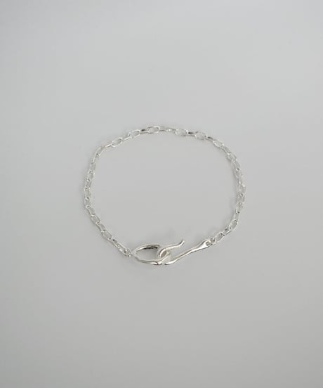 brace-a02045　SV925  Hook Chain Bracelet