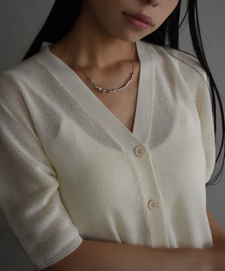 necklace-a02082　SV925 Wave Necklace