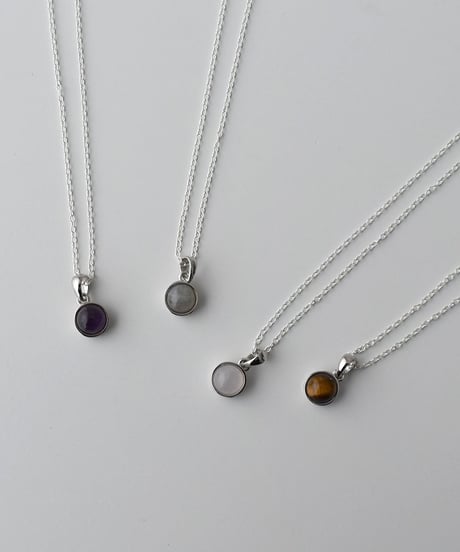necklace-a02075　SV925 Natural Stone Necklace