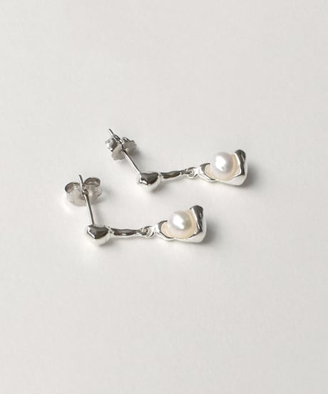 pierce-a02094　SV925 Droop Pearl Pierce
