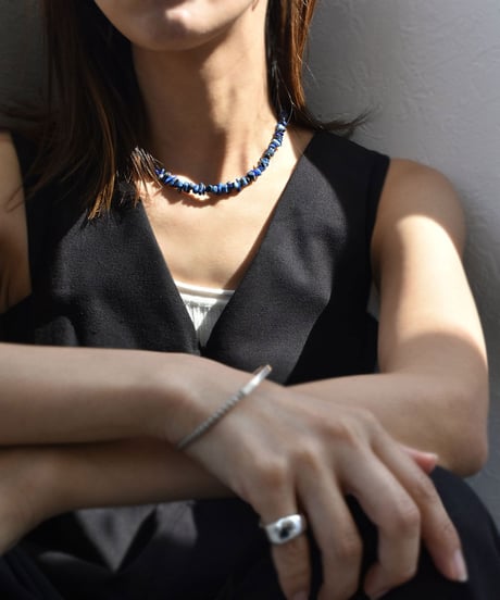 necklace-a02093　SV925 Natural Stone  Choker Necklace