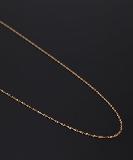 necklace-a02126　K18 Screw Chain Necklace