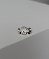 ring-a02073　SV925 Dark Chain Ring