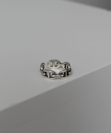 ring-a02073　SV925 Dark Chain Ring