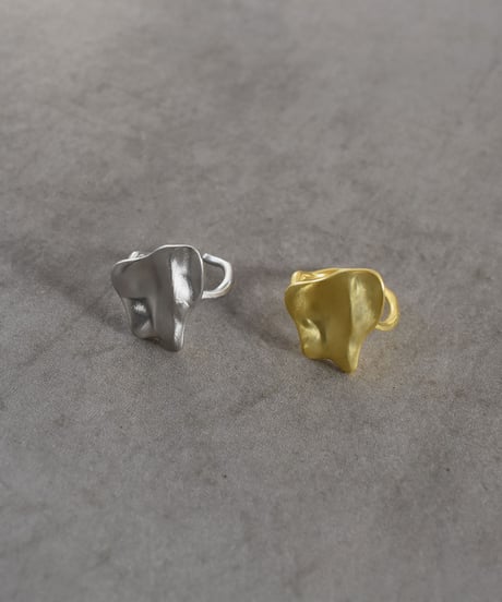 ring-a02089　SV925 matte Plate Nuance Ring