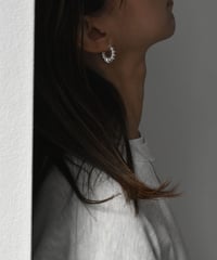 pierce-a02121　SV925 Circle Hoop Pierce
