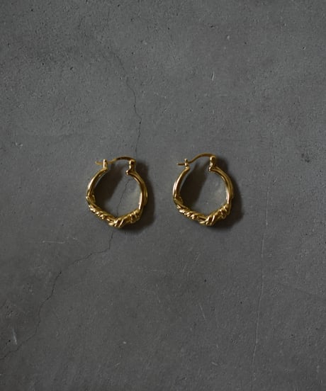 pierce-a02046　SV925 Twist Hoop Pierce