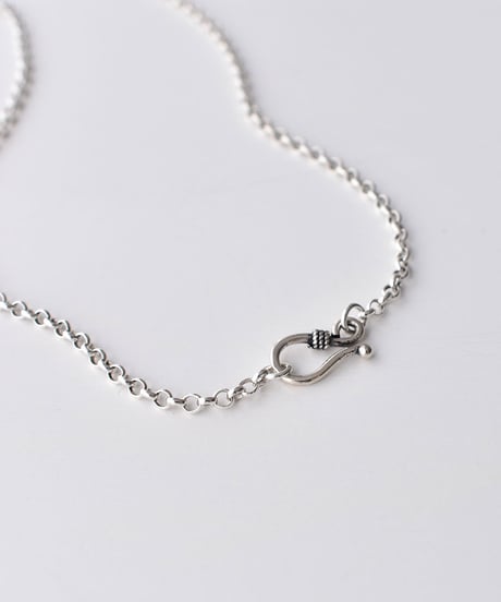 necklace-a02080　SV925 Hook chain Necklace 60cm